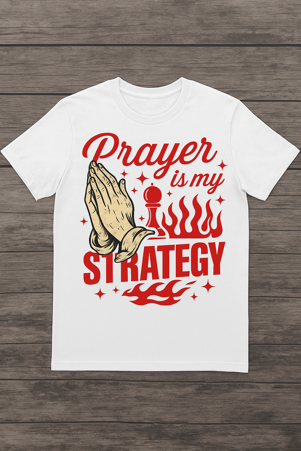 Prayer is my Strategy tees black and white s-2xl