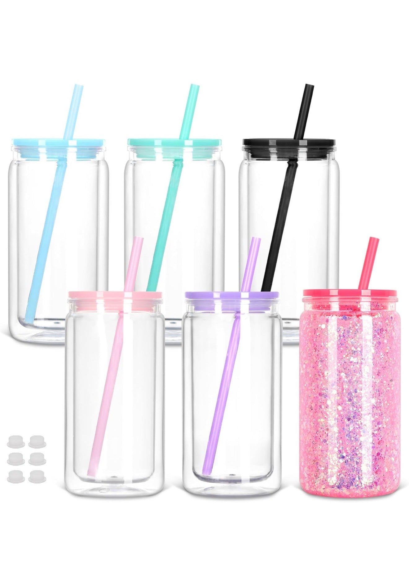 16 oz SnowGlobe Tumbler